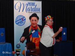 Pierre Mardue im Gleisgarten am 21. April 2024